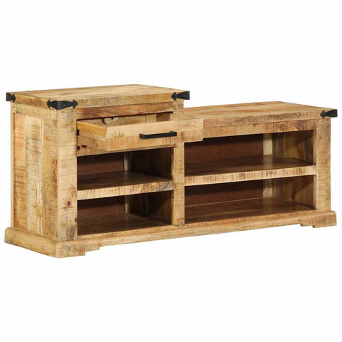vidaXL Bench Brown 110 x 35 x 50 cm Solid Mango Wood