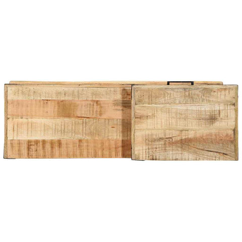 vidaXL Bench Brown 110 x 35 x 50 cm Solid Mango Wood