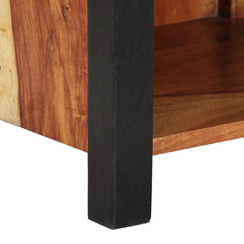 vidaXL Bedside Cabinet 2 pcs Brown 40 x 35 x 50 cm Solid acacia wood
