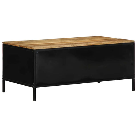 vidaXL Coffee Table with Drawer Brown 90 x 50 x 40 cm Solid Mango wood