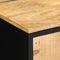 vidaXL Bedside Cabinet with Drawer Brown and black 40 x 35 x 50 cm