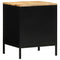 vidaXL Bedside Cabinet with Drawer Brown and black 40 x 35 x 50 cm