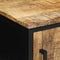 vidaXL Bedside Cabinet 2 pcs Brown and black 30 x 30 x 40 cm