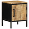 vidaXL Bedside Cabinet 2 pcs Brown and black 30 x 30 x 40 cm