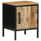 vidaXL Bedside Cabinet 2 pcs Brown and black 30 x 30 x 40 cm