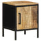 vidaXL Bedside Cabinet 2 pcs Brown and black 30 x 30 x 40 cm