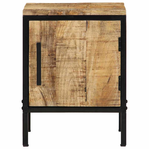 vidaXL Bedside Cabinet 2 pcs Brown and black 30 x 30 x 40 cm
