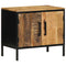 vidaXL Bedside Cabinet Brown and black 50 x 30 x 45 cm