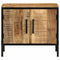 vidaXL Bedside Cabinet Brown and black 50 x 30 x 45 cm