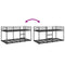 vidaXL Bunk Bed without Mattress Black 90x190 cm Steel