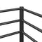 vidaXL Bunk Bed without Mattress Black 90x200 cm Steel