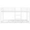vidaXL Bunk Bed without Mattress White 90x190 cm Steel