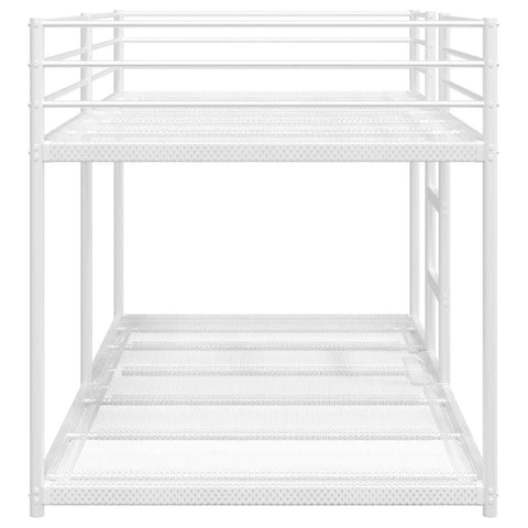 vidaXL Bunk Bed without Mattress White 90x190 cm Steel