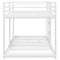 vidaXL Bunk Bed without Mattress White 90x190 cm Steel