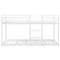 vidaXL Bunk Bed without Mattress White 90x200 cm Steel