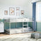 vidaXL Bunk Bed without Mattress White 100x190 cm Steel