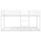 vidaXL Bunk Bed without Mattress White 100x190 cm Steel