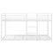 vidaXL Bunk Bed without Mattress White 100x200 cm Steel