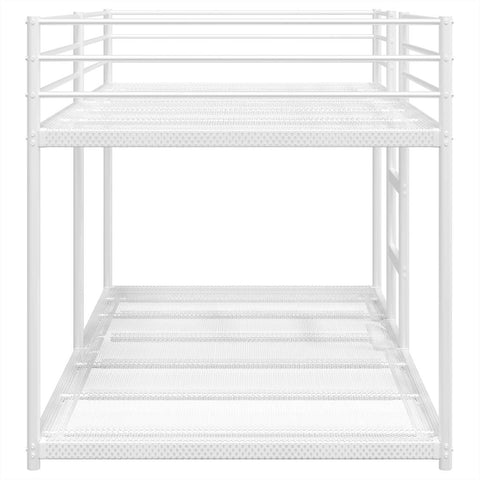 vidaXL Bunk Bed without Mattress White 100x200 cm Steel