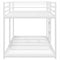 vidaXL Bunk Bed without Mattress White 100x200 cm Steel