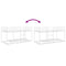 vidaXL Bunk Bed without Mattress White 100x200 cm Steel