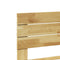 vidaXL Bed Frame with Headboard without Mattress 75x190 cm Solid Wood Oak