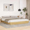 vidaXL Bed Frame without Mattress 200x200 cm Solid Wood Oak