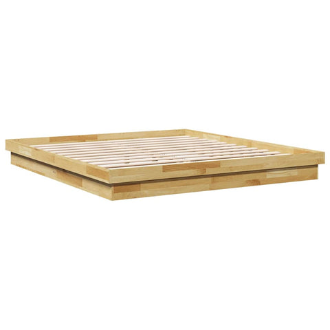 vidaXL Bed Frame without Mattress 180x200 cm Super King Solid Wood Oak