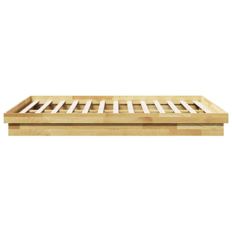vidaXL Bed Frame without Mattress 160x200 cm Solid Wood Oak