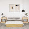 vidaXL Bed Frame without Mattress 120x190 cm Small Double Solid Wood Oak