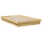 vidaXL Bed Frame without Mattress 120x190 cm Small Double Solid Wood Oak