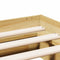 vidaXL Bed Frame without Mattress 120x190 cm Small Double Solid Wood Oak