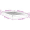 vidaXL Bed Frame without Mattress 120x190 cm Small Double Solid Wood Oak