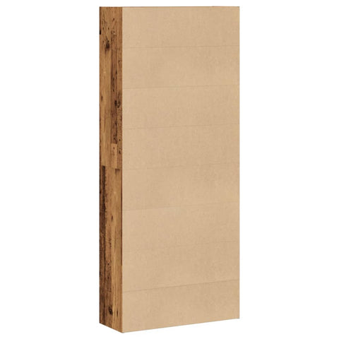 vidaXL Book Cabinet Old Wood 80x30x189 cm Engineered Wood