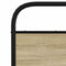 vidaXL Metal Bed Frame without Mattress Sonoma Oak 137x190 cm