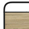 vidaXL Metal Bed Frame without Mattress Sonoma Oak 193x203 cm