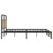 vidaXL Metal Bed Frame without Mattress Sonoma Oak 180x200 cm Super King