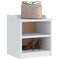 vidaXL Hallway Bench "SANDNES" White 45x40x50 cm Solid Wood Pine