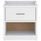 vidaXL Hallway Bench SANDNES White 45x40x50 cm Solid Wood Pine