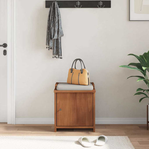 vidaXL Hallway Bench SANDNES 45x40x50 cm Solid Wood Pine