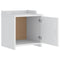 vidaXL Hallway Bench SANDNES White 45x40x50 cm Solid Wood Pine