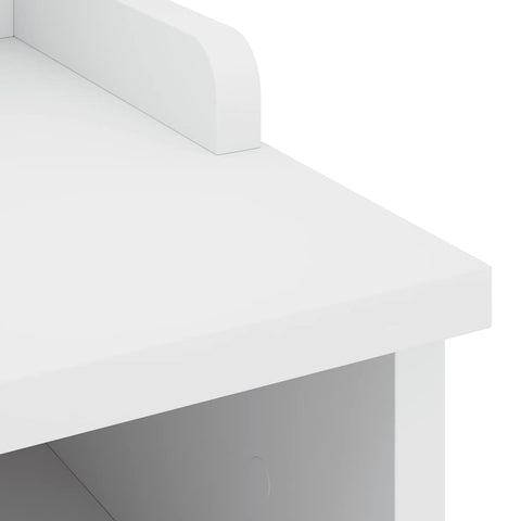 vidaXL Hallway Bench SANDNES White 87x40x50 cm Solid Wood Pine