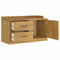 vidaXL Hallway Bench SANDNES 87x40x50 cm Solid Wood Pine
