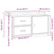 vidaXL Hallway Bench SANDNES 87x40x50 cm Solid Wood Pine