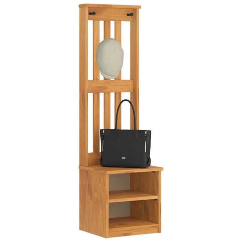 vidaXL Hall Tree SANDNES 45x40x159.5 cm Solid Wood Pine