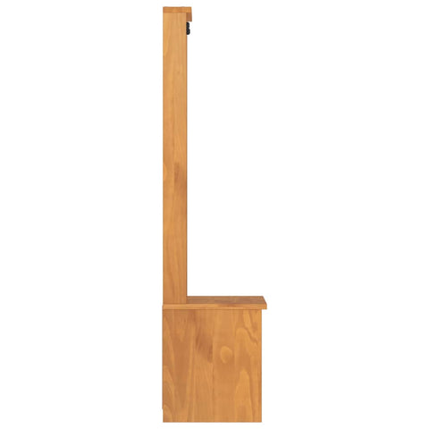 vidaXL Hall Tree SANDNES 45x40x159.5 cm Solid Wood Pine