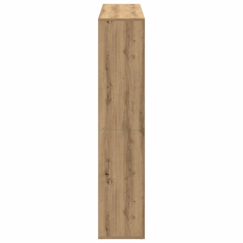 vidaXL Book Cabinet Artisian Oak 102x29x143 cm Engineered Wood