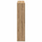 vidaXL Book Cabinet Artisian Oak 102x29x143 cm Engineered Wood