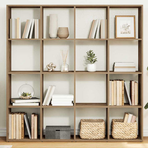 vidaXL Book Cabinet Artisian Oak 102x29x143 cm Engineered Wood