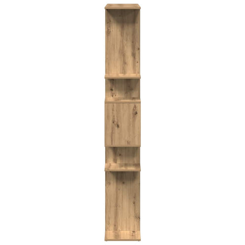 vidaXL Book Cabinet Artisian Oak 92x29x188 cm Engineered Wood